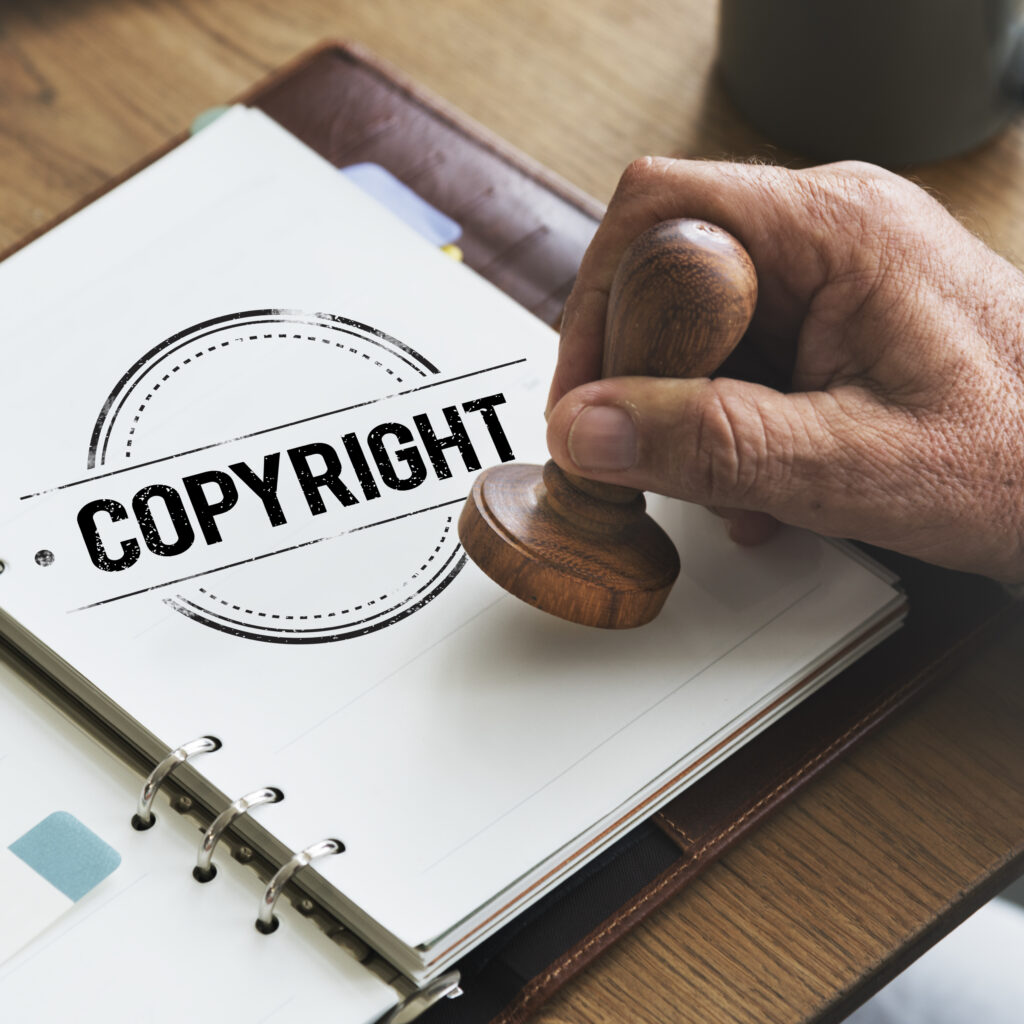 Copyright Design License Patent Trademark Value Concept